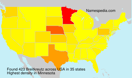 Surname Breitkreutz in USA Surname Breitkreutz in USA