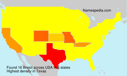 Surname Brejot in USA Surname Brejot in USA