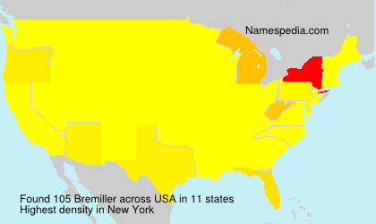 Surname Bremiller in USA Surname Bremiller in USA