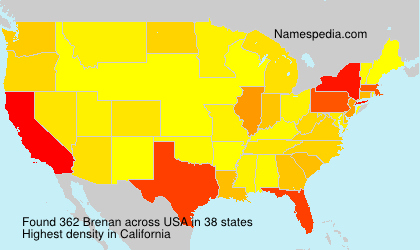 Surname Brenan in USA Surname Brenan in USA