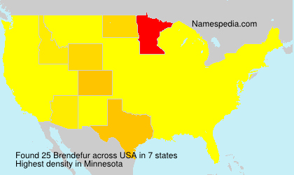 Surname Brendefur in USA