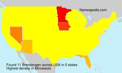 Surname Brendengen in USA Surname Brendengen in USA