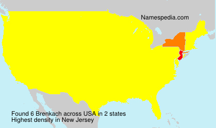 Surname Brenkach in USA