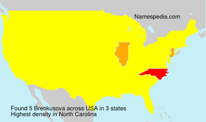 Surname Brenkusova in USA Surname Brenkusova in USA