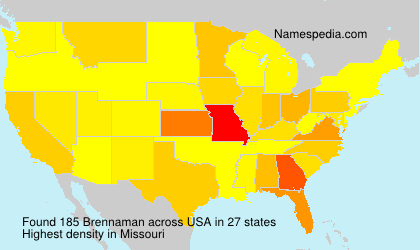 Surname Brennaman in USA Surname Brennaman in USA