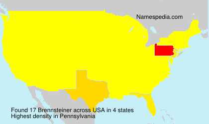 Surname Brennsteiner in USA Surname Brennsteiner in USA
