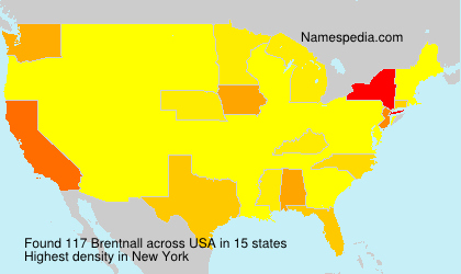 Surname Brentnall in USA Surname Brentnall in USA