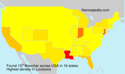 Surname Brescher in USA Surname Brescher in USA