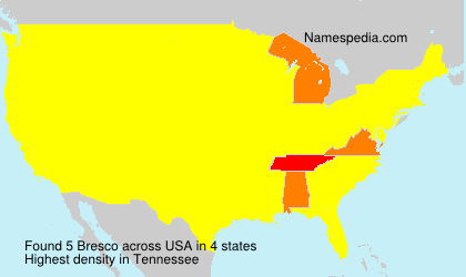 Surname Bresco in USA Surname Bresco in USA