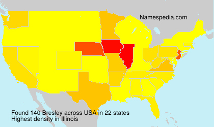 Surname Bresley in USA Surname Bresley in USA
