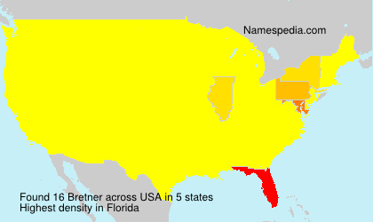 Surname Bretner in USA Surname Bretner in USA