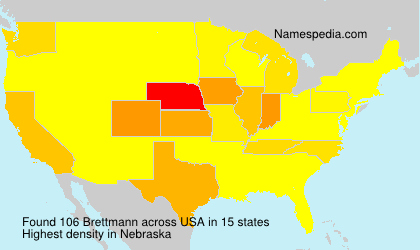 Surname Brettmann in USA Surname Brettmann in USA
