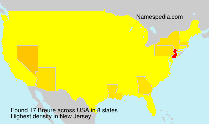 Surname Breure in USA Surname Breure in USA