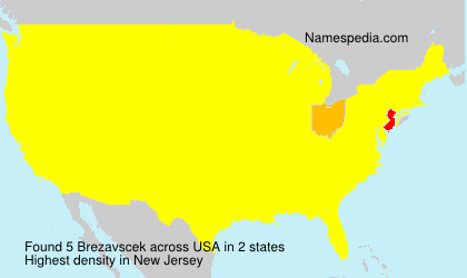 Surname Brezavscek in USA Surname Brezavscek in USA