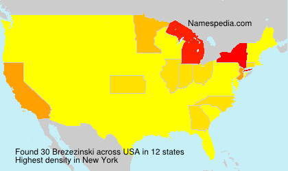 Surname Brezezinski in USA Surname Brezezinski in USA