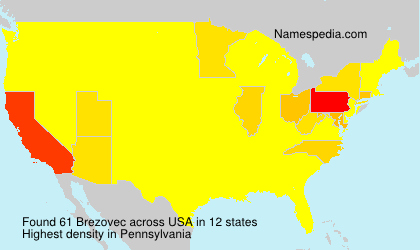 Surname Brezovec in USA Surname Brezovec in USA