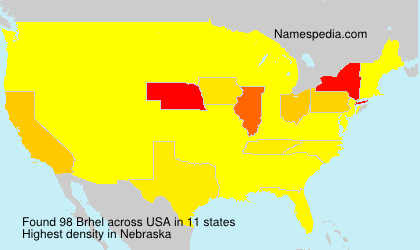 Surname Brhel in USA Surname Brhel in USA