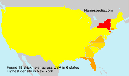 Surname Brickmeier in USA Surname Brickmeier in USA