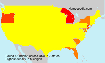 Surname Brieloff in USA Surname Brieloff in USA