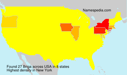 Surname Briga in USA Surname Briga in USA