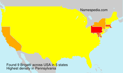 Surname Brigatti in USA Surname Brigatti in USA