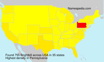 Surname Brightbill in USA Surname Brightbill in USA