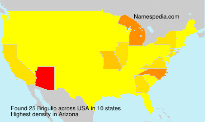 Surname Brigulio in USA Surname Brigulio in USA