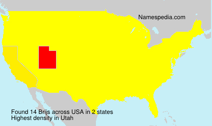Surname Brijs in USA Surname Brijs in USA