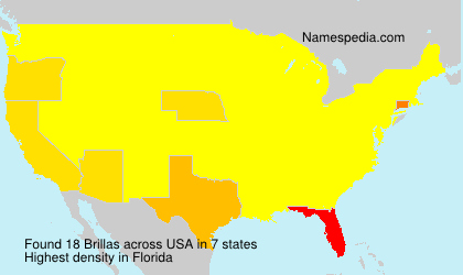 Surname Brillas in USA Surname Brillas in USA