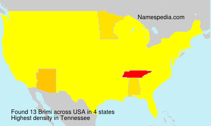 Surname Brimi in USA Surname Brimi in USA