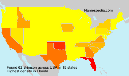 Surname Brimson in USA Surname Brimson in USA