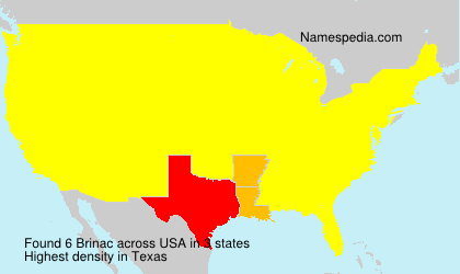 Surname Brinac in USA Surname Brinac in USA