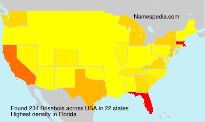 Surname Brisebois in USA Surname Brisebois in USA
