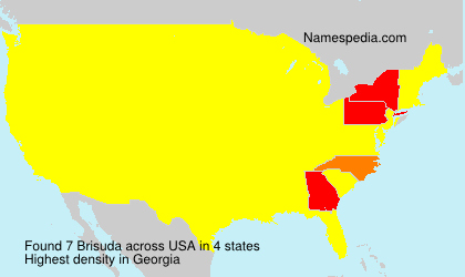 Surname Brisuda in USA Surname Brisuda in USA