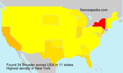Surname Broader in USA Surname Broader in USA