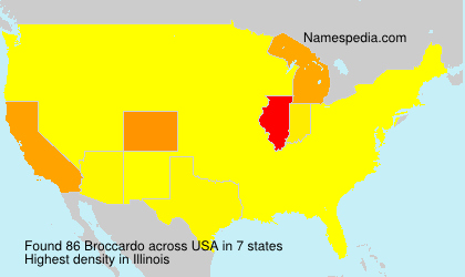 Surname Broccardo in USA Surname Broccardo in USA