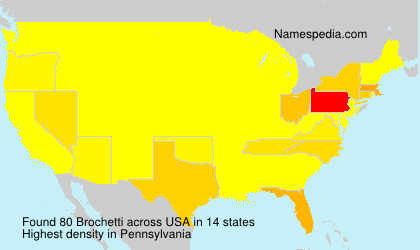 Surname Brochetti in USA Surname Brochetti in USA