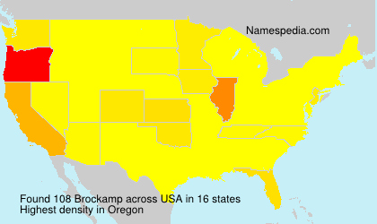 Surname Brockamp in USA Surname Brockamp in USA