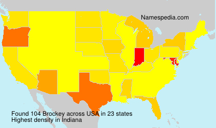 Surname Brockey in USA Surname Brockey in USA