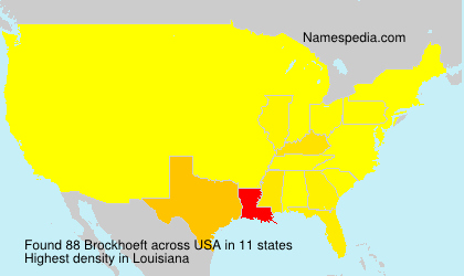 Surname Brockhoeft in USA Surname Brockhoeft in USA