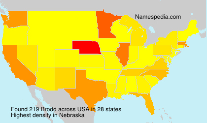 Surname Brodd in USA Surname Brodd in USA