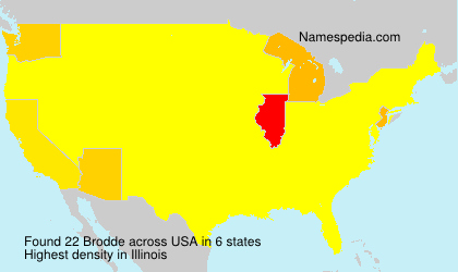 Surname Brodde in USA Surname Brodde in USA