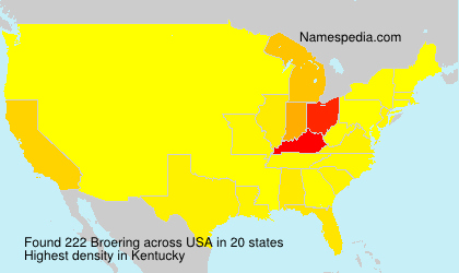 Surname Broering in USA Surname Broering in USA