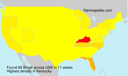 Surname Brogli in USA Surname Brogli in USA