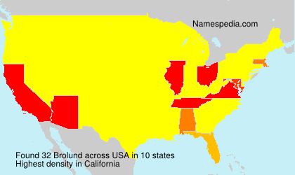 Surname Brolund in USA Surname Brolund in USA