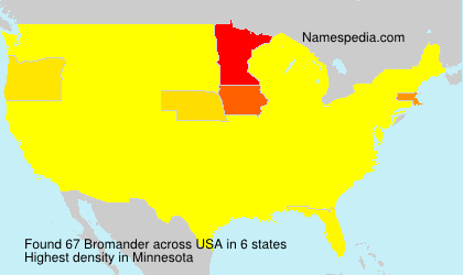 Surname Bromander in USA Surname Bromander in USA