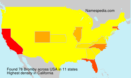 Surname Bromby in USA Surname Bromby in USA