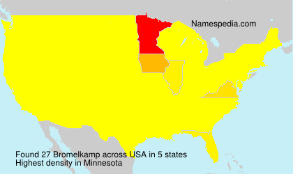 Surname Bromelkamp in USA