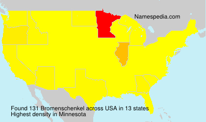 Surname Bromenschenkel in USA Surname Bromenschenkel in USA