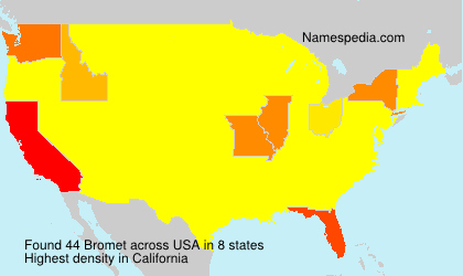 Surname Bromet in USA Surname Bromet in USA